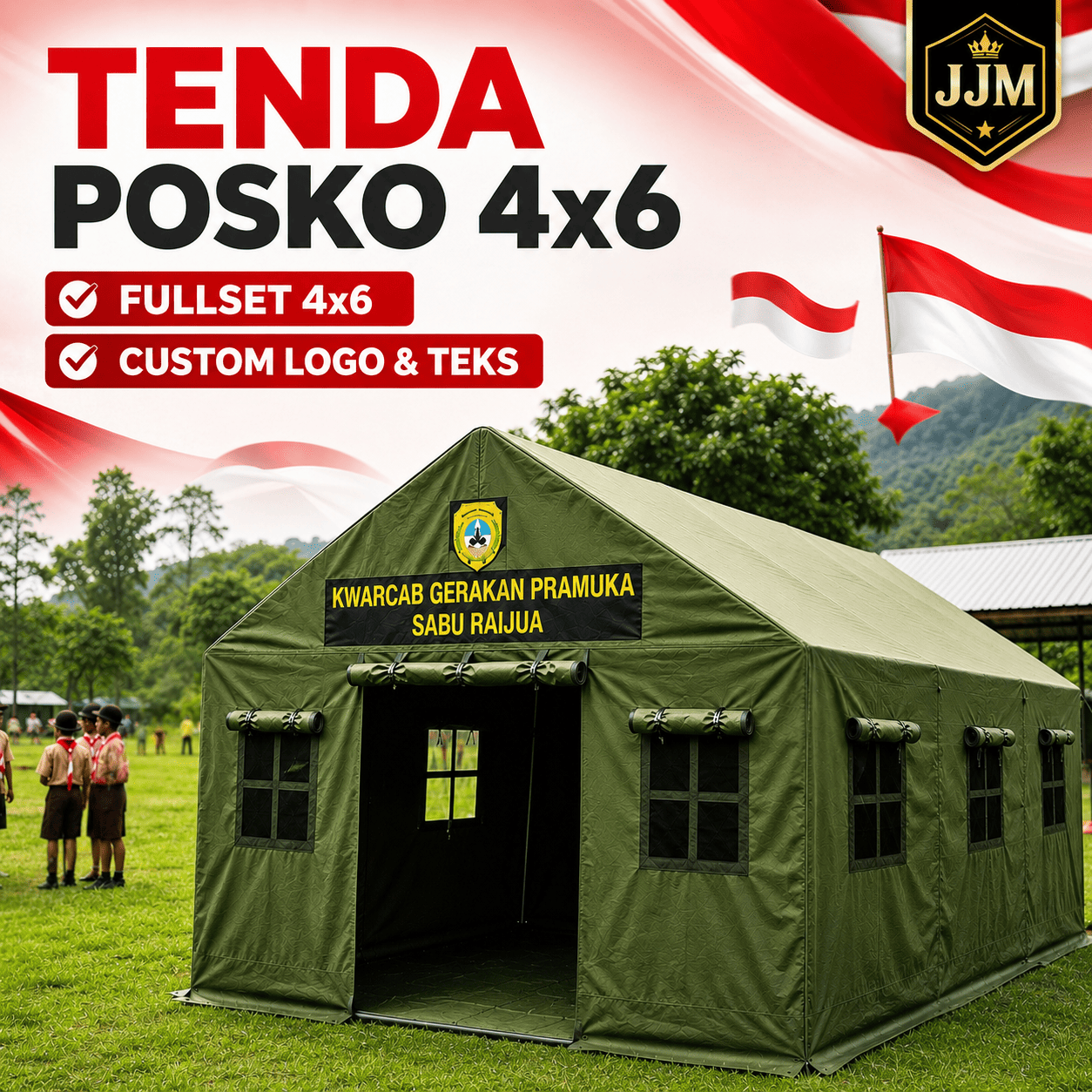 Tenda Posko 4x6 Standar